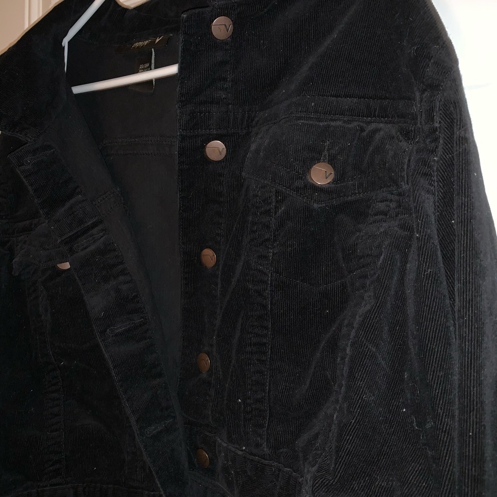 Black corduroy jacket